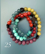 Rosario pulsera collar piedra natural