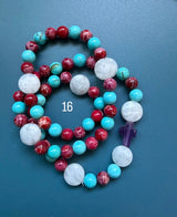 Rosario pulsera collar piedra niño