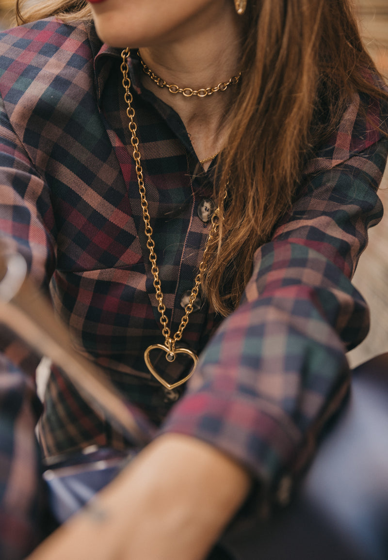 Colgante Corazón Piedra