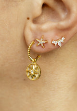 Pendientes Coronita Brillante