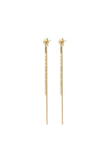 Pendientes triple cadena bolitas