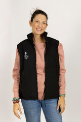 Chaleco con interior polar Solo Dios Anawim Negro
