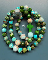 Rosario pulsera collar medalla