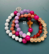 Rosario pulsera collar medalla