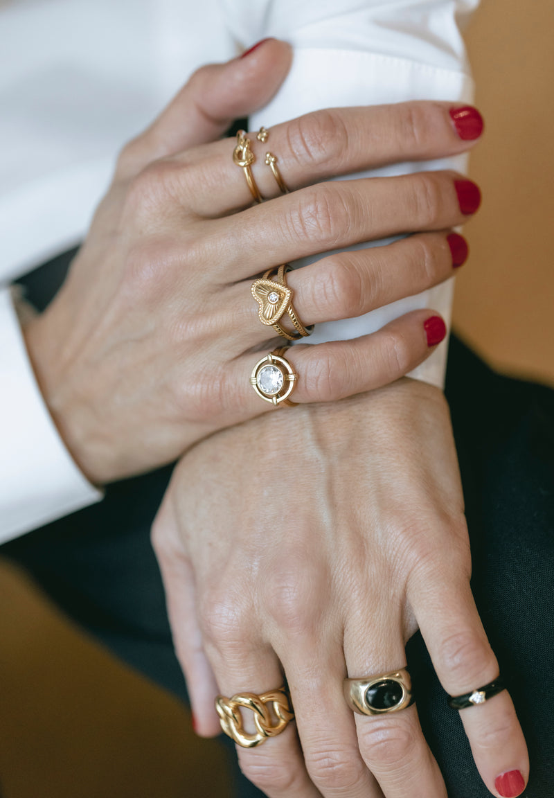 Anillo Calado Corazón