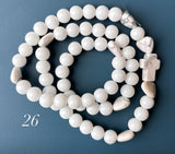 Rosario Collar 3 Vueltas Piedras Naturales hecho a mano