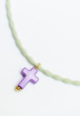 Colgante elástico cruz