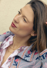 Chaqueta corta gris clara