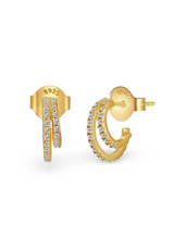 Aros Doble Brillantes