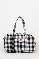 Bolsa viaje vichy negro