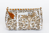 Neceser estampado mostaza S-M-L