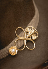 Broche Infinito Abeja Perla