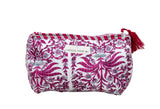 Neceser estampado flores rosas S-M-L