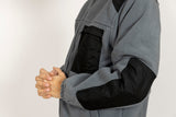 Chaqueta de manga larga con interior polar Solo Dios Anawim Gris