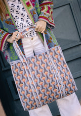 Bolso Tote Bag campanilla gris