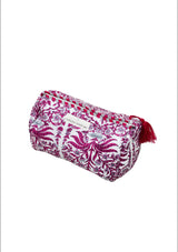 Neceser estampado flores rosas S-M-L