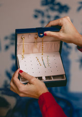 Joyero Casilda mini Marino