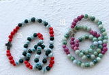 Pulsera collar Rosario Cerámica tres vueltas