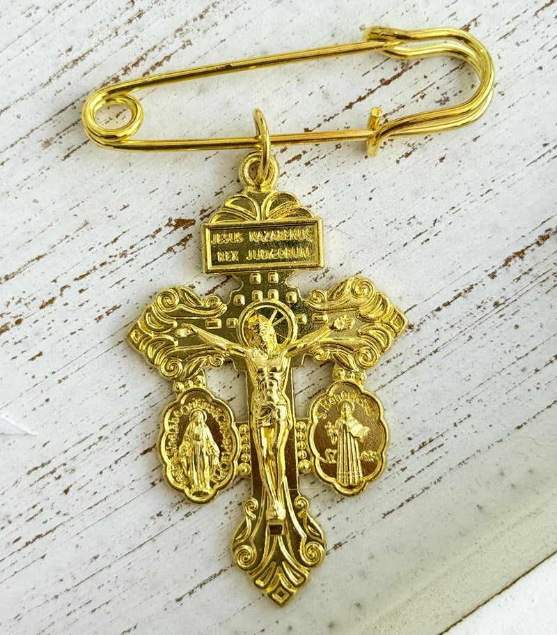 Imperdible Cruz del Perdón Dorado