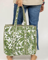 Bolso Tote Bag Verde Hojas