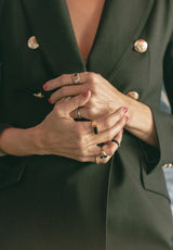 Anillo Rectángulo Negro