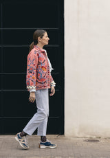 Chaqueta corta coral