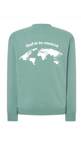 Sudadera Anawim God is in control verde