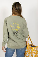 Sudadera Anawim Lost Found Loved Verde