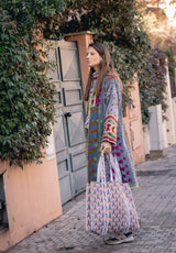 Bolso Tote Bag campanilla gris