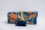 Joyero Flores Azul Marino
