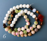 Rosario Collar 3 Vueltas Piedras Naturales hecho a mano