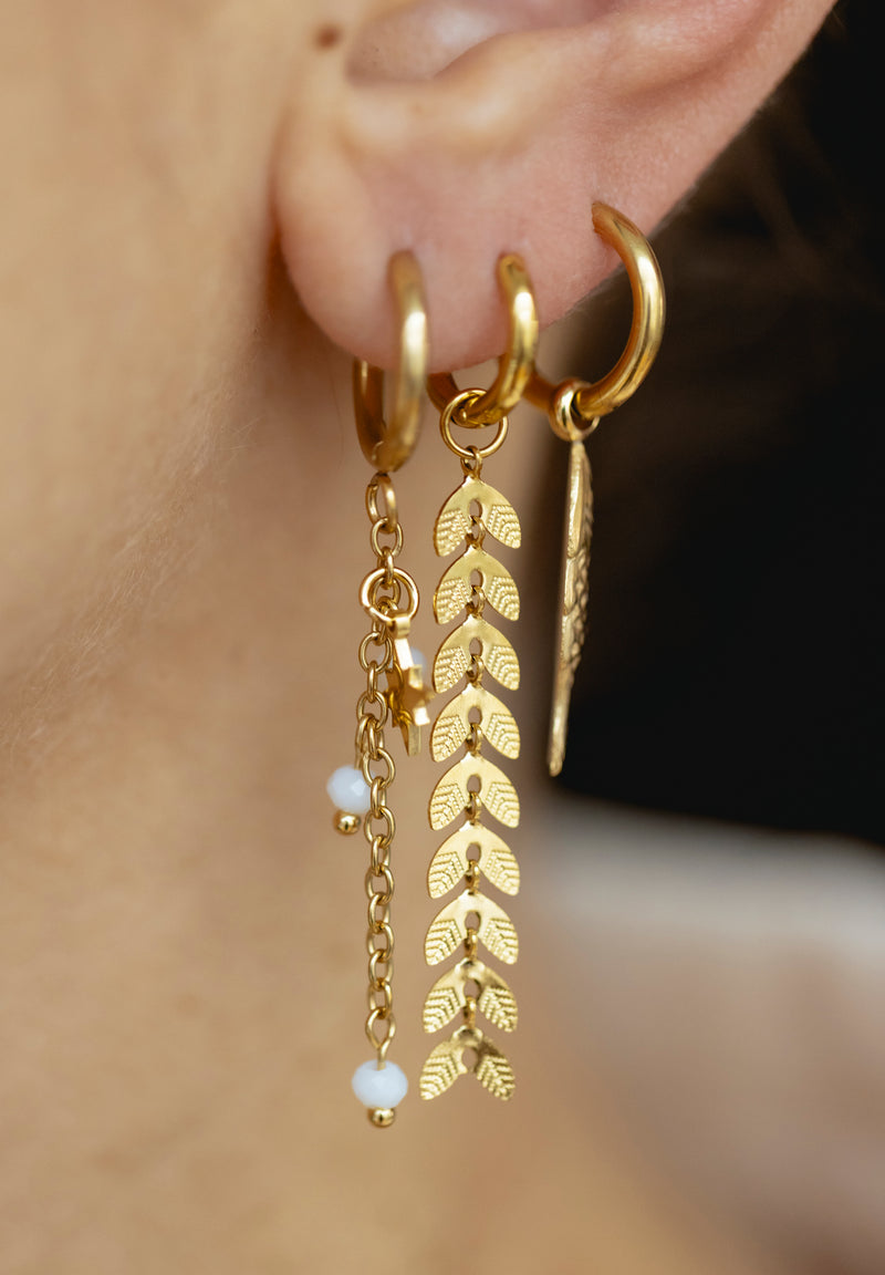 Aros estrellita y cadena