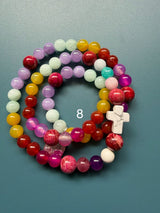 Rosario pulsera collar medalla