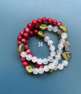 Rosario pulsera collar piedra niño