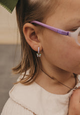 Aros esmaltados mariposa