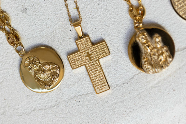 Colgante Padre Nuestro Cruz