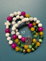 Rosario pulsera collar medalla