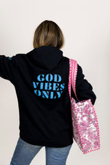 Sudadera Anawim God Vibes Only Azul