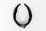 Diadema nudo negra