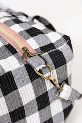 Bolsa viaje vichy negro