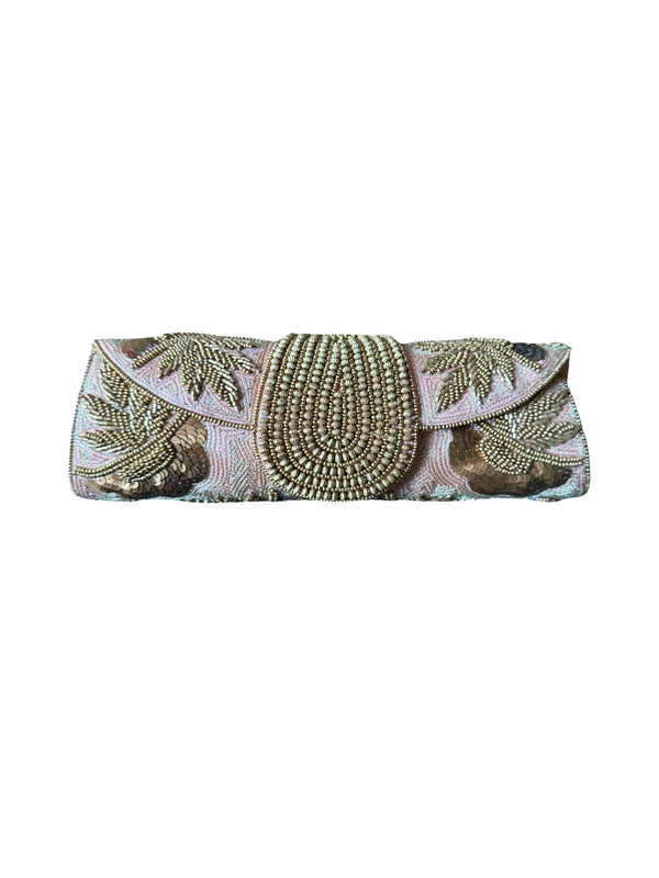 Bolso yute joya rosa claro