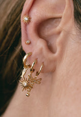 Pendientes brillante pequeño