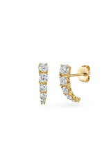 Pendientes alargados circonitas