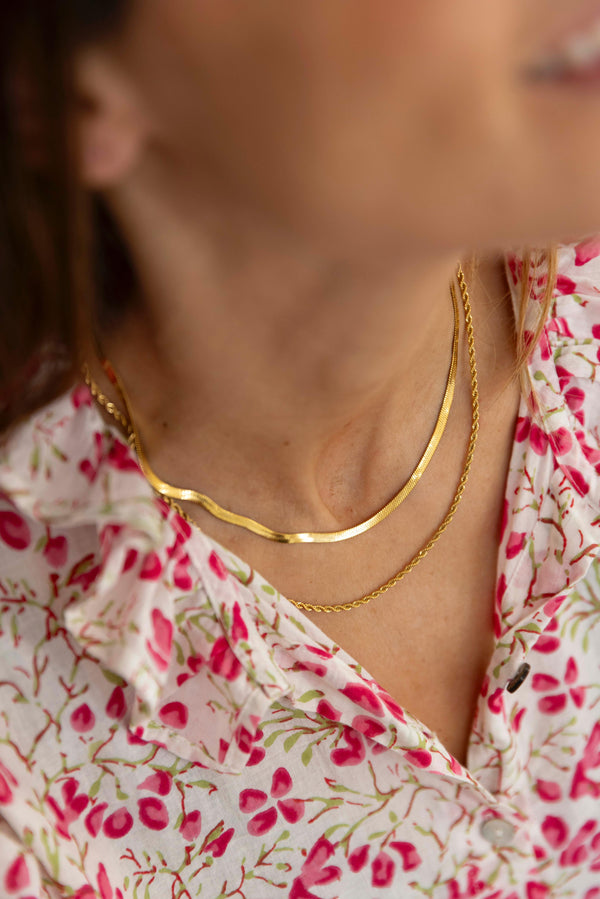 colgante doble cordón