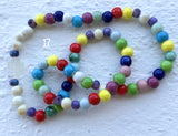 Pulsera collar Rosario Cerámica tres vueltas