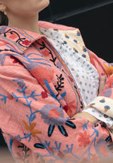 Chaqueta corta coral