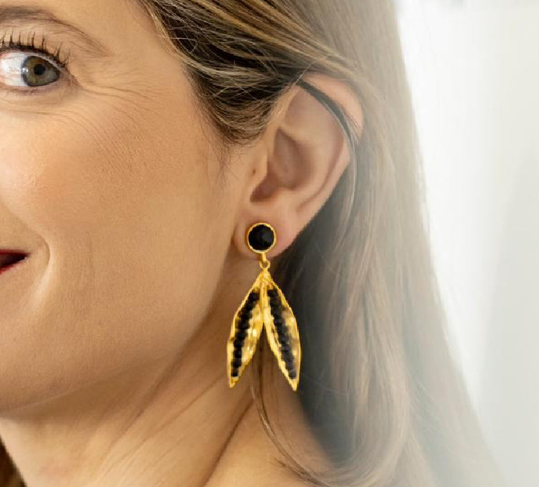 Pendientes padrino negros