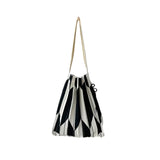 Bolso acordeón negro