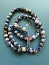 Rosario pulsera collar corazón