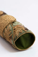 Bolso yute joya verde